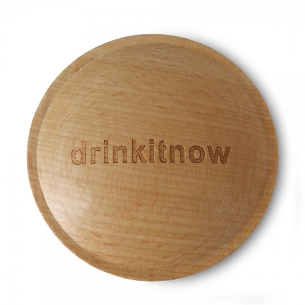 drinkitnow Holzdeckel Buche für drinitnow Karaffe