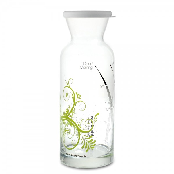 drinkitnow Karaffe grünes Design 1 Liter